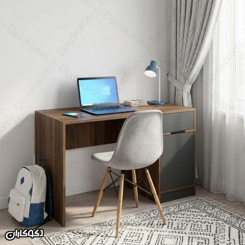 میز تحریر مدل MT139 کمددار و کشودار