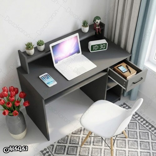 میز تحریر مدل MT141 دکوکاران با کشو و قفسه
