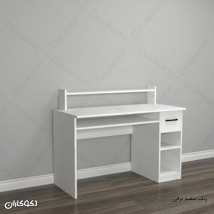 میز تحریر مدل MT141 دکوکاران با کشو و قفسه