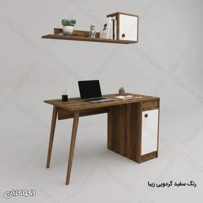 ست میز تحریر و شلف مدل MT145 دکوکاران