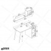 ست میز تحریر و شلف مدل MT145 دکوکاران