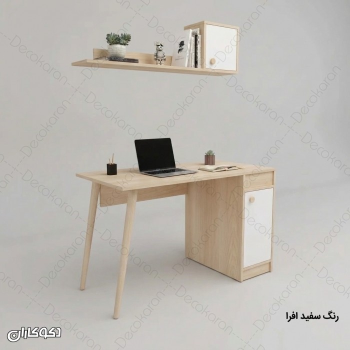 ست میز تحریر و شلف مدل MT145 دکوکاران