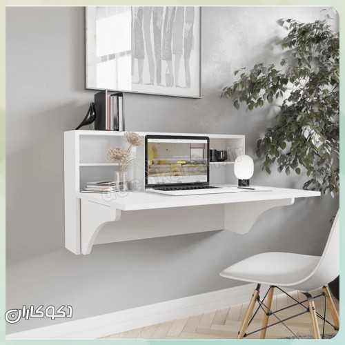 میز تحریر تاشو دیواری دکوکاران مدل MT135