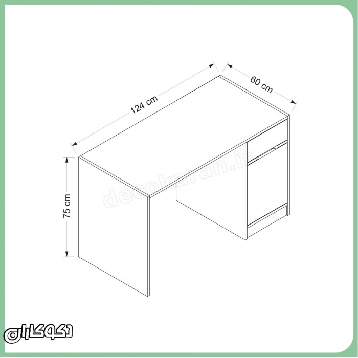 میز تحریر MT133: الهام‌بخش فضای کار مدرن و منظم شما