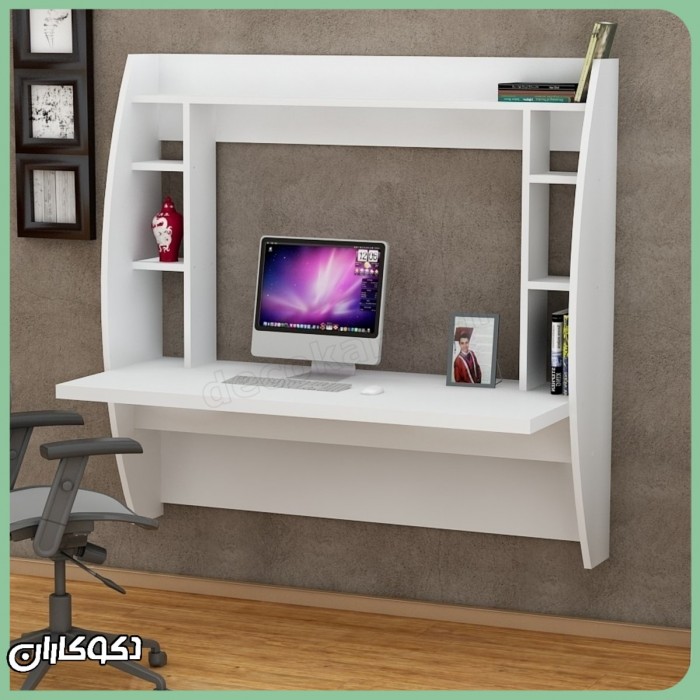 میز تحریر دیواری MT140 دکوکاران؛ ترکیب کم‌جا بودن و کارایی مدرن