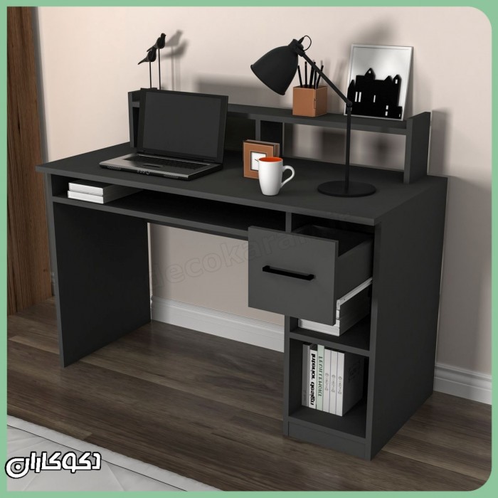 میز تحریر دیواری MT141 دکوکاران | طراحی مدرن و چندمنظوره برای فضاهای کوچک  