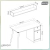 میز تحریر ام دی اف دکوکاران؛ آماده، شیک و کاربردی