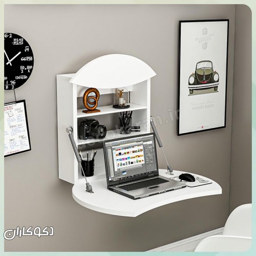 میز تحریر تاشو دیواری دکوکاران مدل MT118