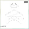 میز تحریر کنج مدل MT119 دکوکاران؛ حداکثر استفاده از فضای کم با طراحی مدرن