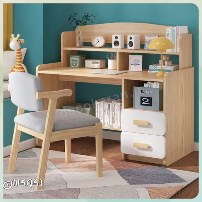 میز تحریر کتابخانه دار MT127؛ همراهی برای نظم و خلاقیت شما
