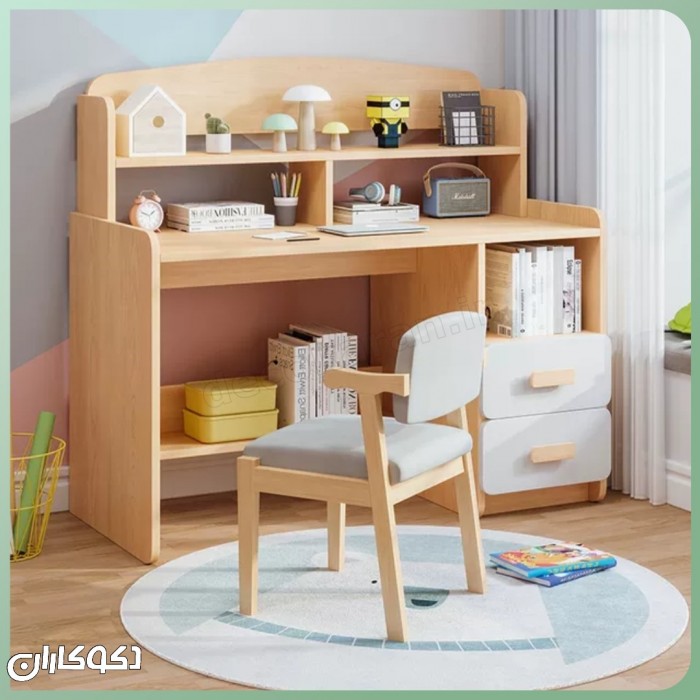 میز تحریر کتابخانه دار MT127؛ همراهی برای نظم و خلاقیت شما