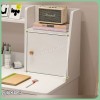 میز تحریر کنج mt129؛ انتخاب حرفه‌ای با طراحی کتابخانه دار و کشو | دکوکاران