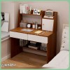 میز تحریر کنج mt129؛ انتخاب حرفه‌ای با طراحی کتابخانه دار و کشو | دکوکاران