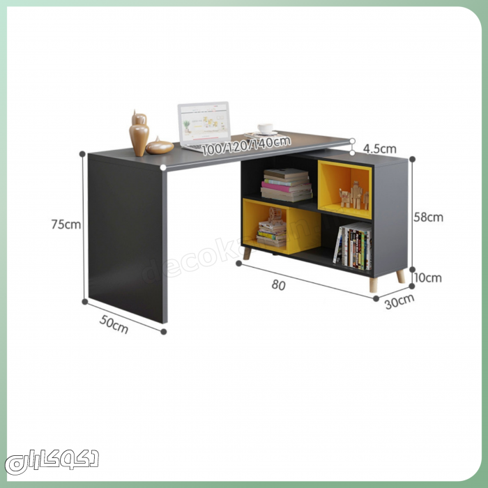 میز تحریر کنج دکوکاران مدل MT125