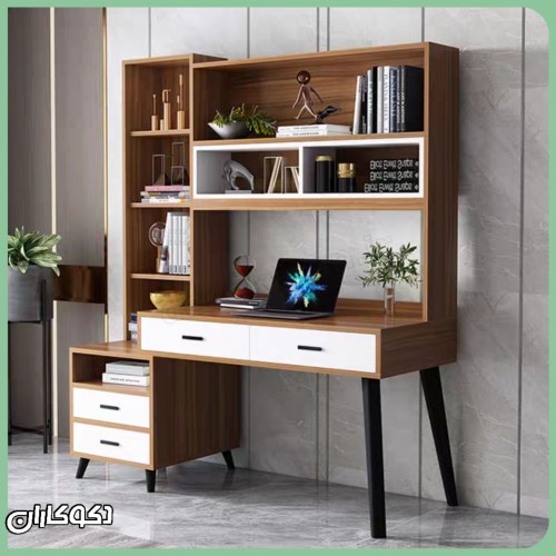 میز تحریر کتابخانه دار دکوکاران مدل MTK116