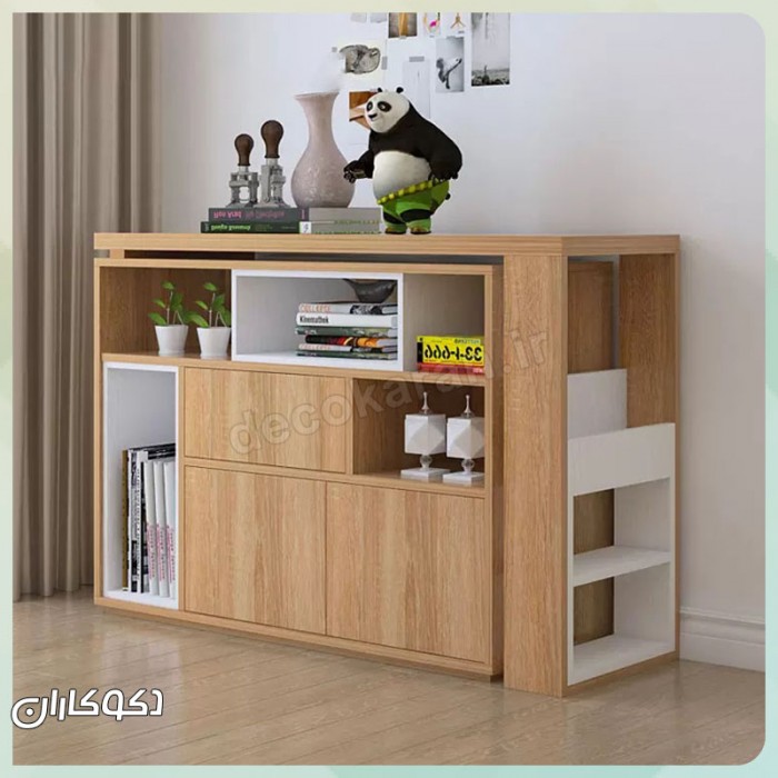 میز تحریر متحرک کتابخانه‌دار دکوکاران مدل MTK120