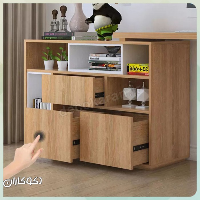 میز تحریر متحرک کتابخانه‌دار دکوکاران مدل MTK120