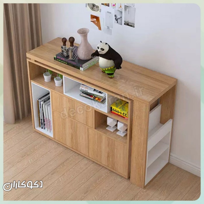 میز تحریر متحرک کتابخانه‌دار دکوکاران مدل MTK120