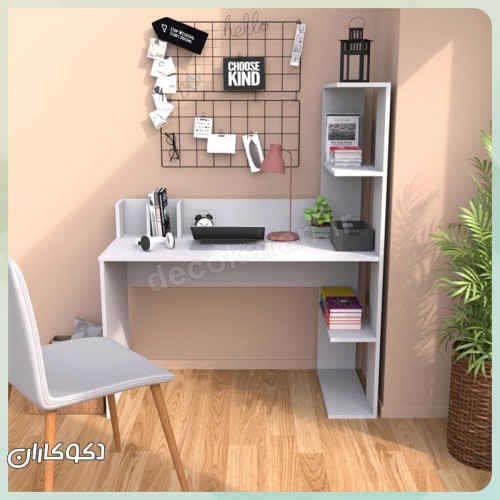میز تحریر کتابخانه دار دکوکاران مدل MTK129