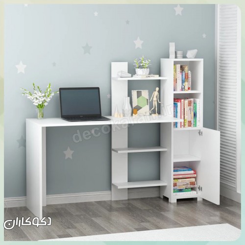 میز تحریر کتابخانه دار دکوکاران مدل MTK132