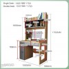 میز تحریر کتابخانه‌دار دکوکاران مدل MTK150