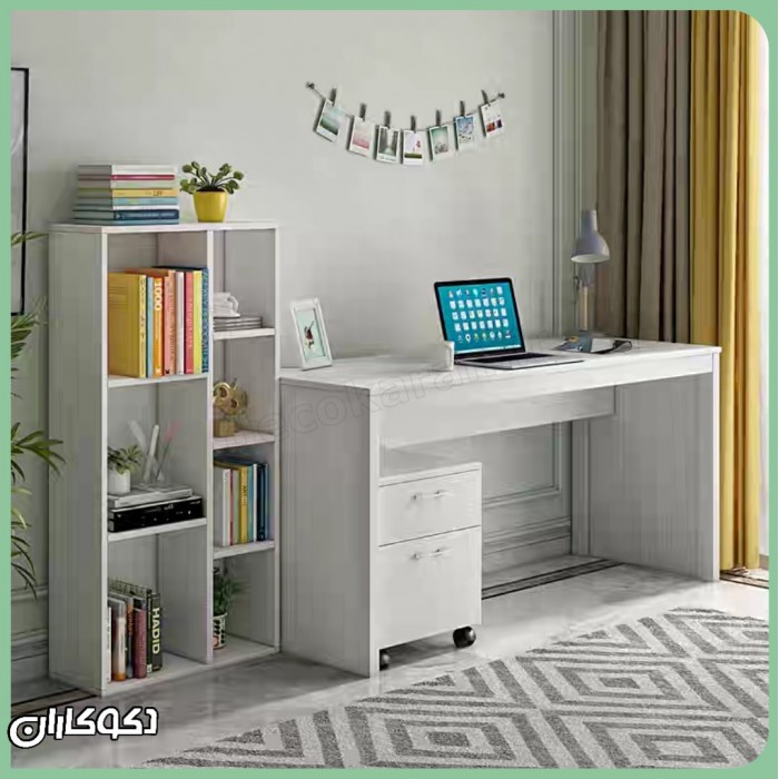 ست میزتحریر و کتابخانه و فایل دکوکاران مدل MTL108