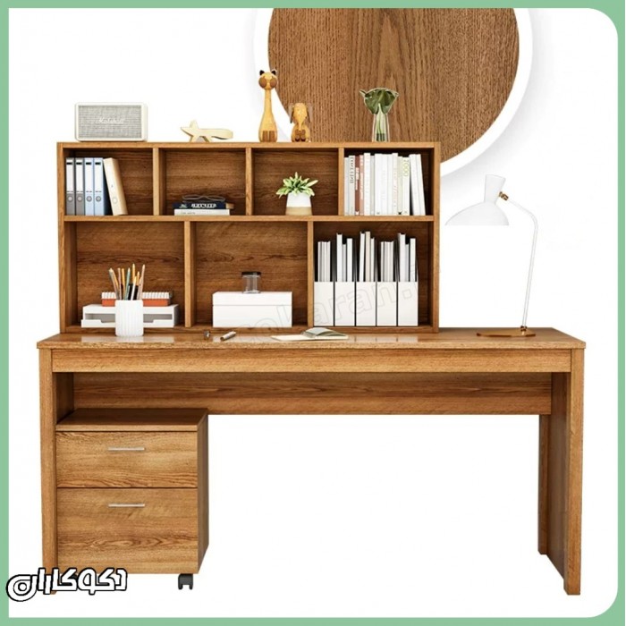ست میزتحریر و کتابخانه و فایل دکوکاران مدل MTL108