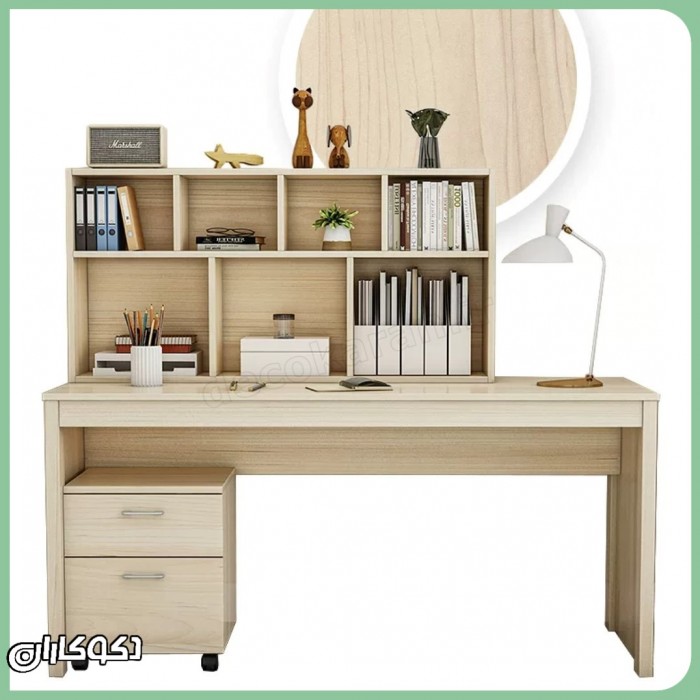ست میزتحریر و کتابخانه و فایل دکوکاران مدل MTL108
