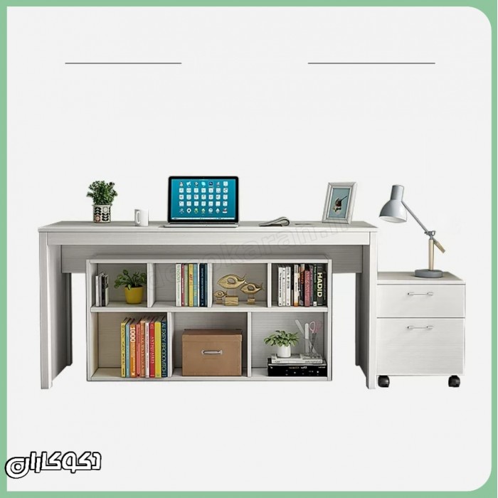 ست میزتحریر و کتابخانه و فایل دکوکاران مدل MTL108