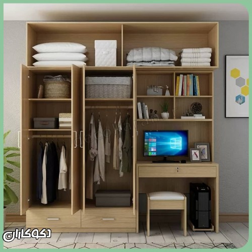 ست میزتحریر و کمد لباس دکوکاران مدل MTL109