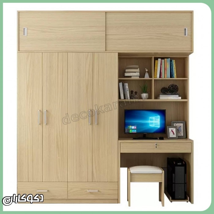 ست میزتحریر و کمد لباس دکوکاران مدل MTL109
