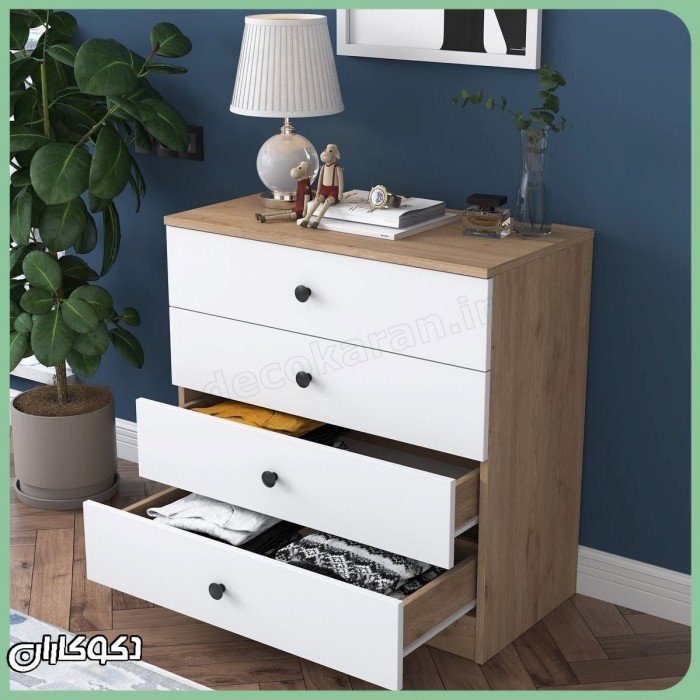 ست میز تحریر و کمد لباس و درآور دکوکاران مدل MTL105