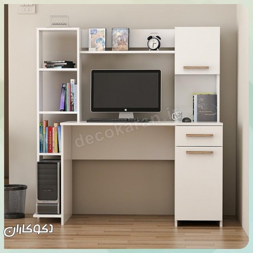 میز تحریر کتابخانه دار دکوکاران مدل MTK131