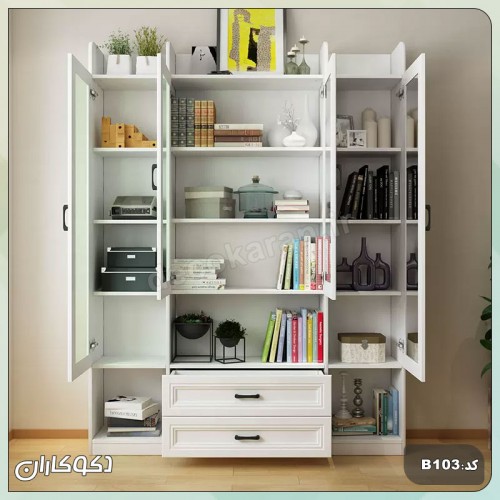بوفه + کتابخانه دکوکاران مدل B103