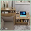 میز کنار مبلی با میز تحریر تاشو دکوکاران