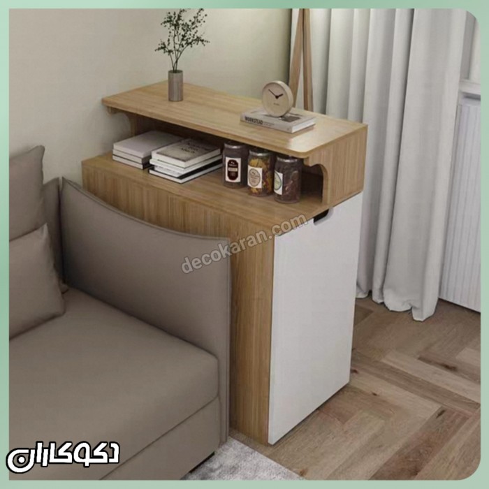 میز کنار مبلی با میز تحریر تاشو دکوکاران