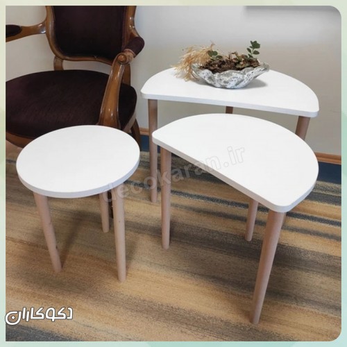 میز عسلی دکوکاران مدل AS104