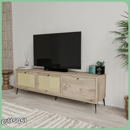 میز تلویزیون حصیری دکوکاران مدل MV141
