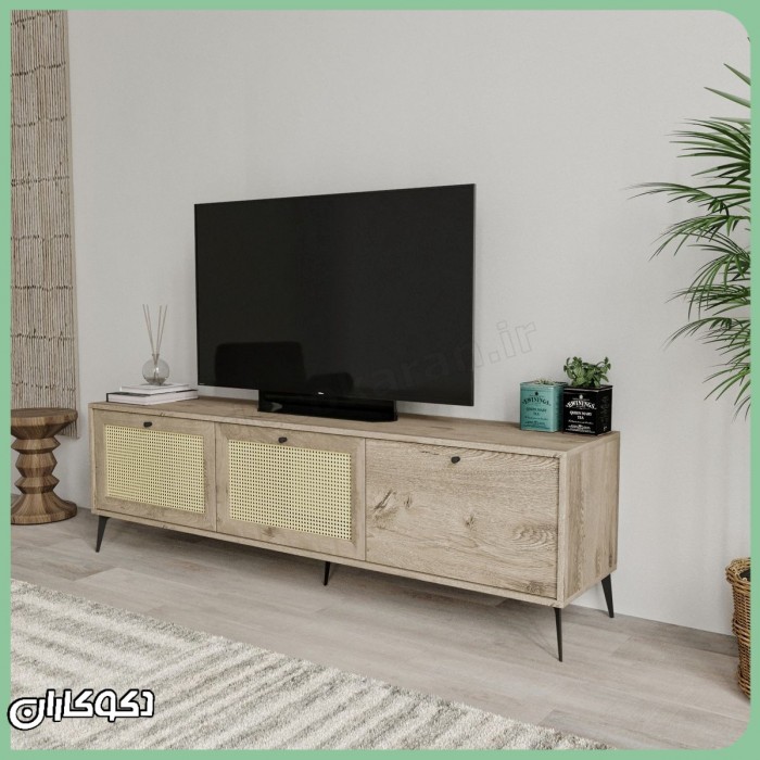 میز تلویزیون حصیری دکوکاران مدل MV141