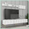 میز تلویزیون دکوکاران مدل MV147 با بدنه MDF ضد خش و طراحی مدرن