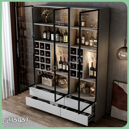 بوفه شلف بار دکوکاران مدل SHB100