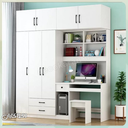 ست میزتحریر و کمد لباس دکوکاران مدل MTL103