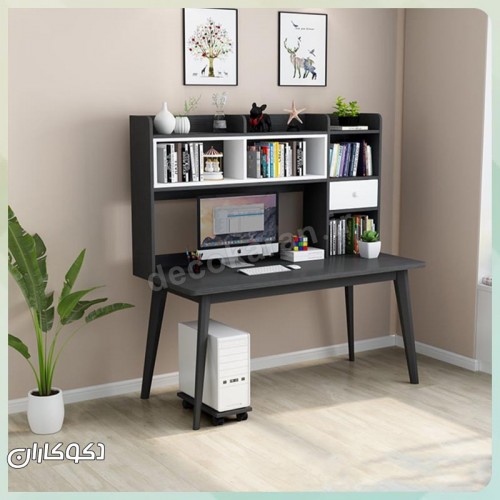 میز تحریر کتابخانه دار دکوکاران مدل MTK136