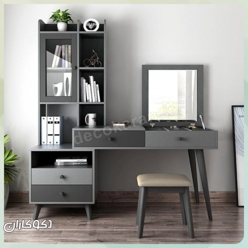 میز تحریر کتابخانه دار دکوکاران مدل MTK145