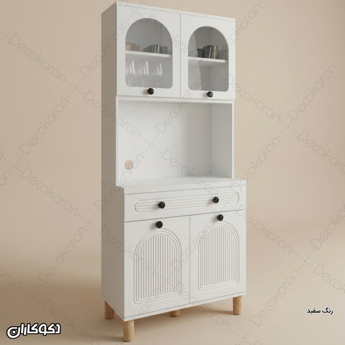 کافی بار MDF نئوکلاسیک مدل KF102 با درب ممبران