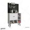 کافی بار MDF ایستاده مدل KF105 با شلف و آویز ماگ