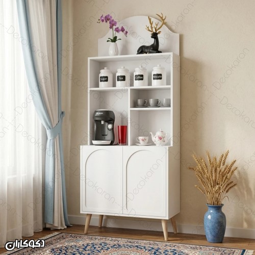 کافی بار MDF کم‌عمق مدل KF100 با درب وکیوم ممبران