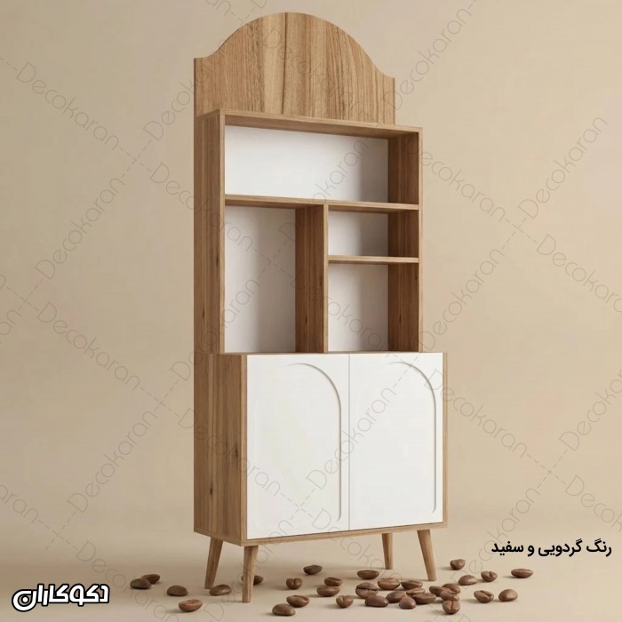 کافی بار MDF کم‌عمق مدل KF100 با درب وکیوم ممبران