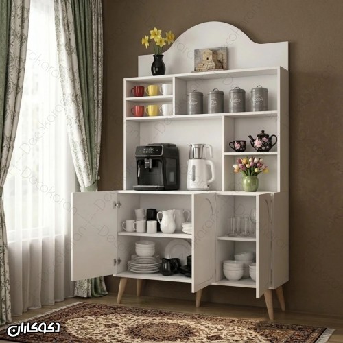کافی بار MDF مدل KF101 با درب وکیوم ممبران