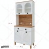 کافی بار MDF نئوکلاسیک مدل KF102 با درب ممبران